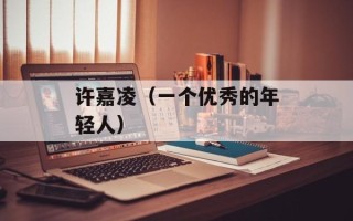 许嘉凌（一个优秀的年轻人）
