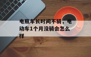 电瓶车长时间不骑，电动车1个月没骑会怎么样