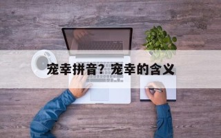 宠幸拼音？宠幸的含义