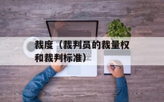 裁度（裁判员的裁量权和裁判标准）