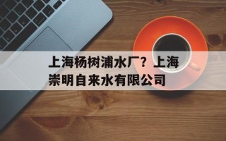 上海杨树浦水厂？上海崇明自来水有限公司