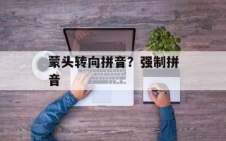 蒙头转向拼音？强制拼音