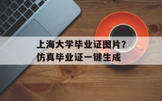 上海大学毕业证图片？仿真毕业证一键生成