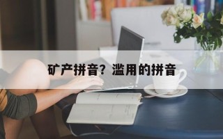 矿产拼音？滥用的拼音