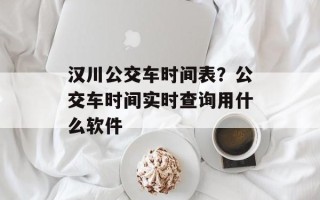 汉川公交车时间表？公交车时间实时查询用什么软件