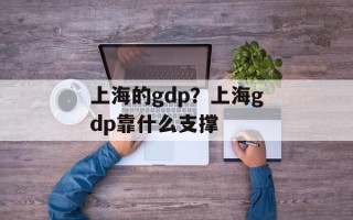 上海的gdp？上海gdp靠什么支撑