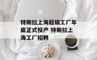 特斯拉上海超级工厂年底正式投产 特斯拉上海工厂招聘
