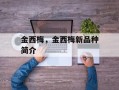 金西梅，金西梅新品种简介