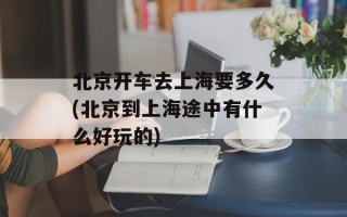 北京开车去上海要多久(北京到上海途中有什么好玩的)