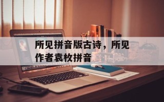 所见拼音版古诗，所见作者袁枚拼音