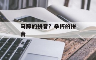 马蹄的拼音？举杯的拼音