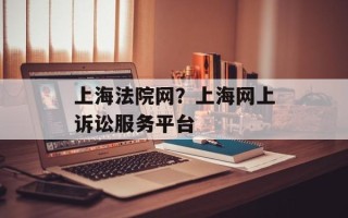 上海法院网？上海网上诉讼服务平台
