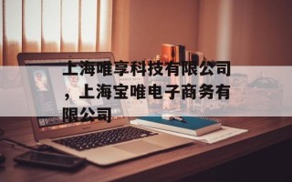 上海唯享科技有限公司，上海宝唯电子商务有限公司