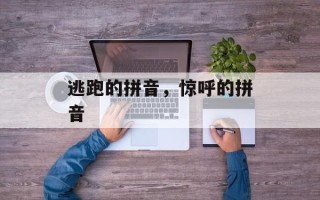 逃跑的拼音，惊呼的拼音