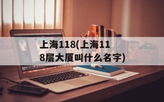 上海118(上海118层大厦叫什么名字)