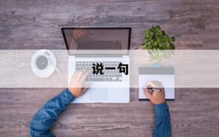 说一句