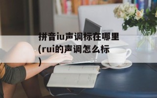 拼音iu声调标在哪里(rui的声调怎么标)