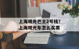 上海观光巴士2号线？上海观光车怎么买票