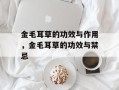 金毛耳草的功效与作用，金毛耳草的功效与禁忌