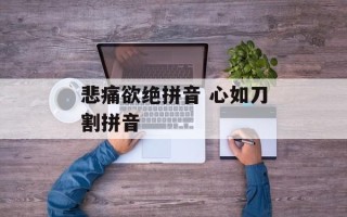 悲痛欲绝拼音 心如刀割拼音