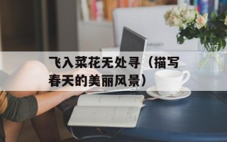 飞入菜花无处寻（描写春天的美丽风景）