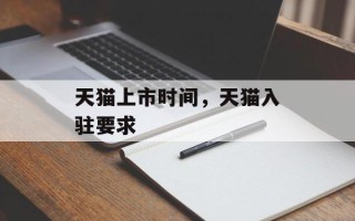 天猫上市时间，天猫入驻要求