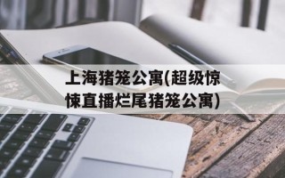 上海猪笼公寓(超级惊悚直播烂尾猪笼公寓)