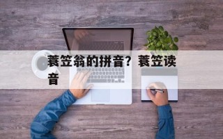 蓑笠翁的拼音？蓑笠读音