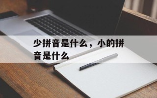 少拼音是什么，小的拼音是什么