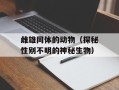 雌雄同体的动物（探秘性别不明的神秘生物）