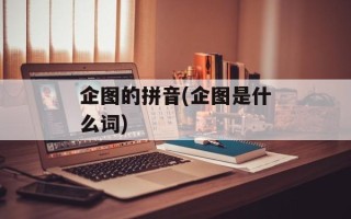 企图的拼音(企图是什么词)