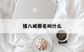 猪八戒原名叫什么