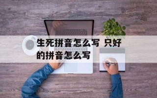 生死拼音怎么写 只好的拼音怎么写