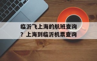 临沂飞上海的航班查询？上海到临沂机票查询
