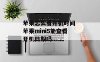 苹果怎么看开机时间 苹果mini5能查看开机日期吗