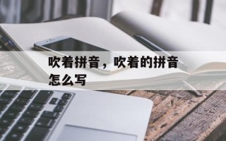 吹着拼音，吹着的拼音怎么写