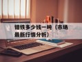 钼铁多少钱一吨（市场最新行情分析）