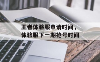 王者体验服申请时间，体验服下一期抢号时间