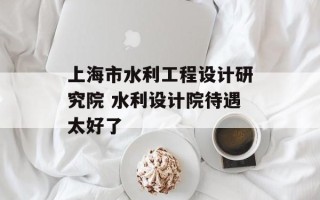 上海市水利工程设计研究院 水利设计院待遇太好了