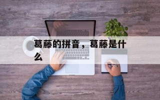葛藤的拼音，葛藤是什么