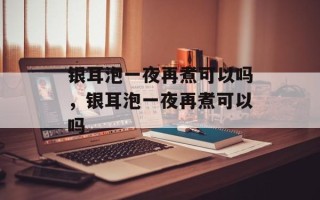 银耳泡一夜再煮可以吗，银耳泡一夜再煮可以吗