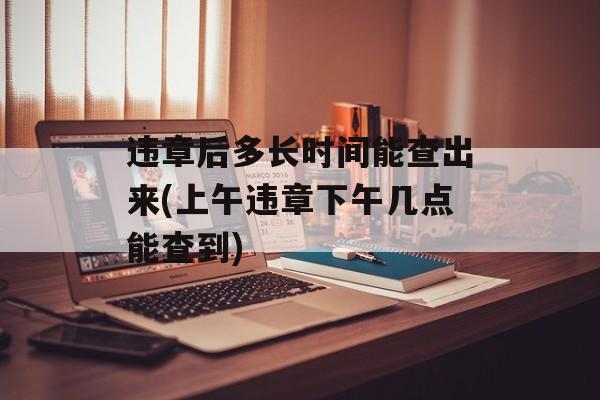 违章后多长时间能查出来(上午违章下午几点能查到)-第1张图片-