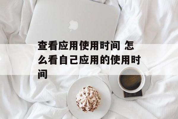 查看应用使用时间 怎么看自己应用的使用时间-第1张图片-